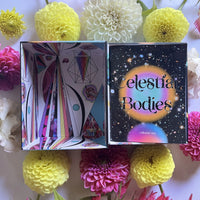 celestial bodies oracle deck box and volume 1 of guidebook