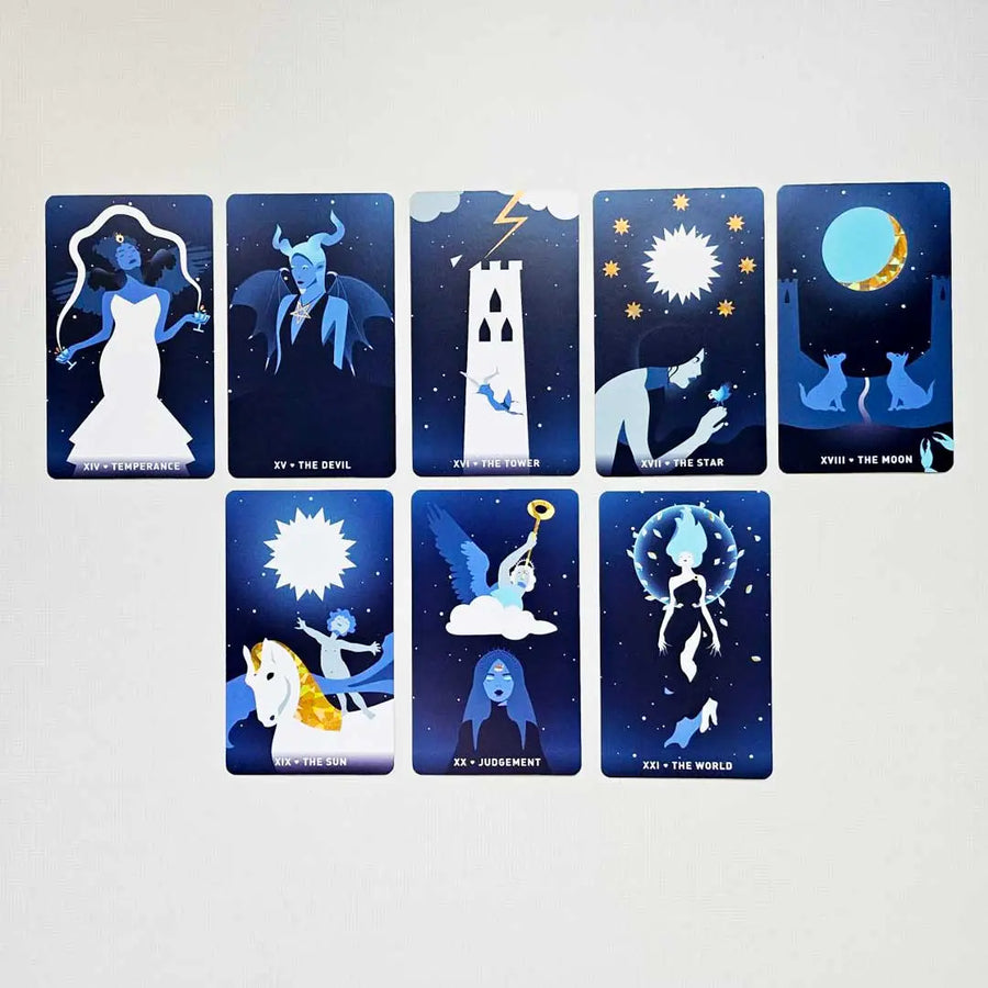 dark heart tarot | major arcana cards