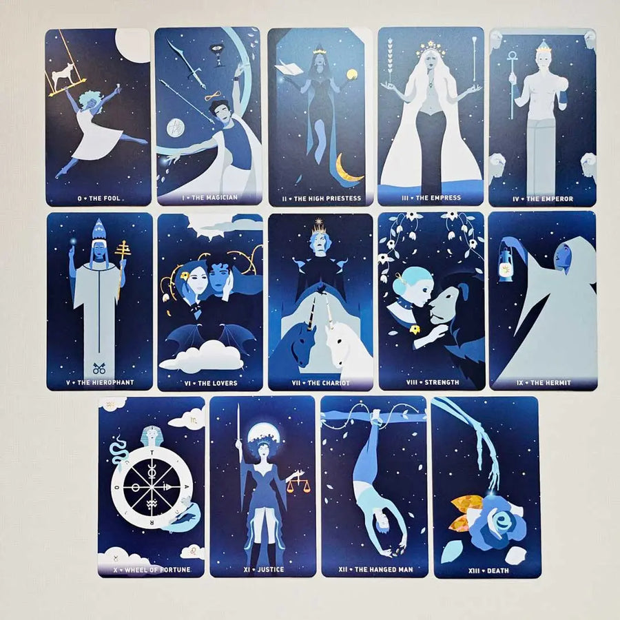 dark heart tarot deck | major arcana cards