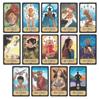 sasuraibito mini tarot pentacles minor arcana