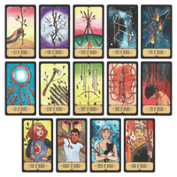 sasuraibito mini tarot wands minor arcana