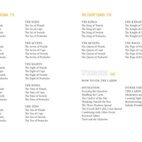 the transparent tarot layout of cards