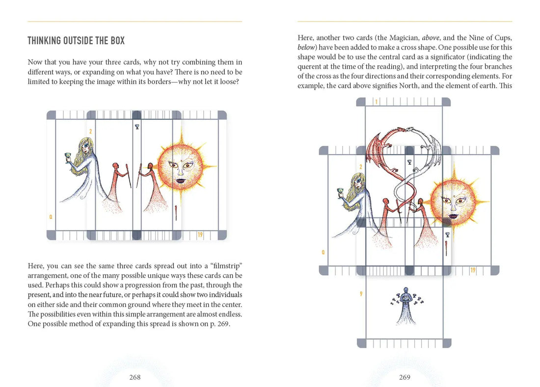 thinking outside the box with the transparent tarot deck