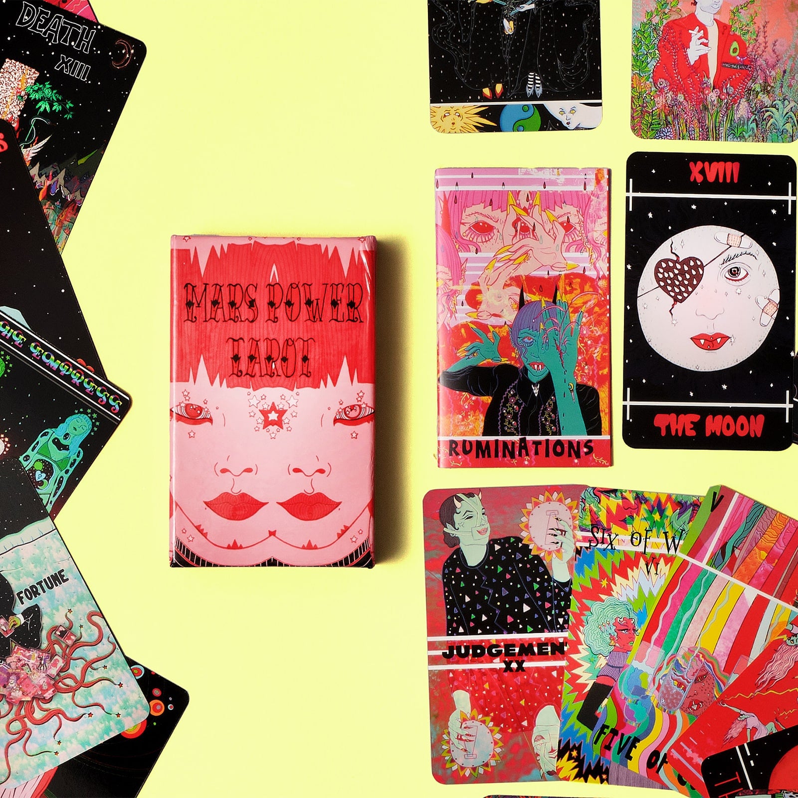 Mars Power Tarot Deck by Sick Sad Girls | Free Shipping – Tarot Stack